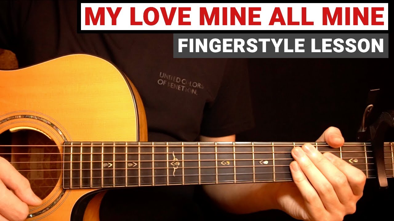 Mitski - My Love Mine All Mine | Fingerstyle Tutorial (Guitar Lesson)