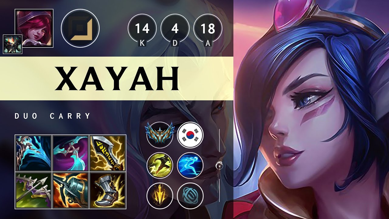 Xayah ADC vs Yunara - KR Challenger Patch 25.15