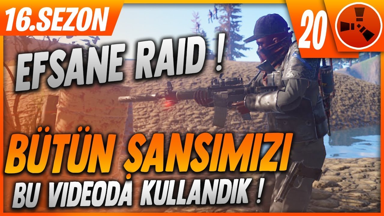 EFSANE TESPİT ! HARİKA RAID - RUST HAYATTA KALMA #20