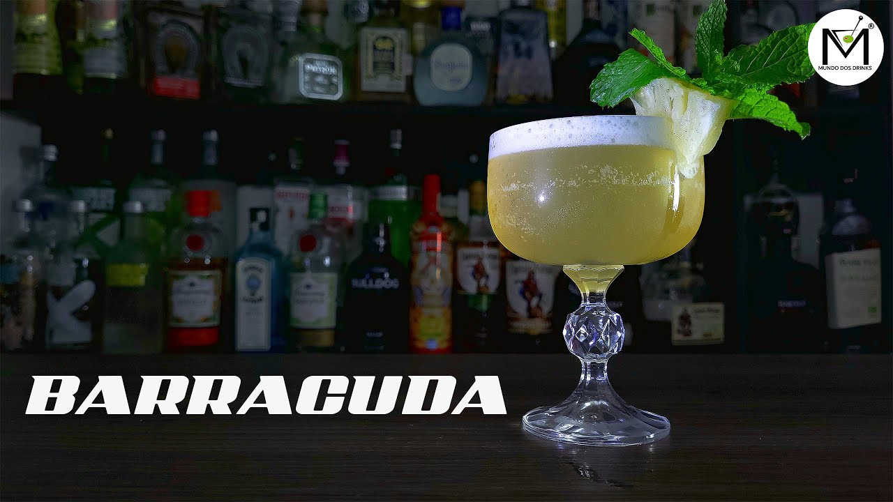 COM FAZER DRINK UM COM ESPUMATE E SUCO DE ABACAXI - BARRACUDA! 🍹🍹🍹🍹🍹🍹