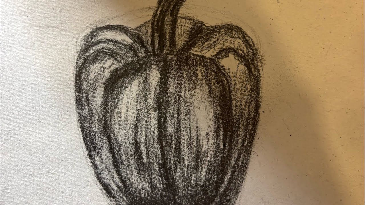 DOLMA BİBERİ NASIL ÇİZİLİR??  #art #drawing #sanat #dolmabiber 
