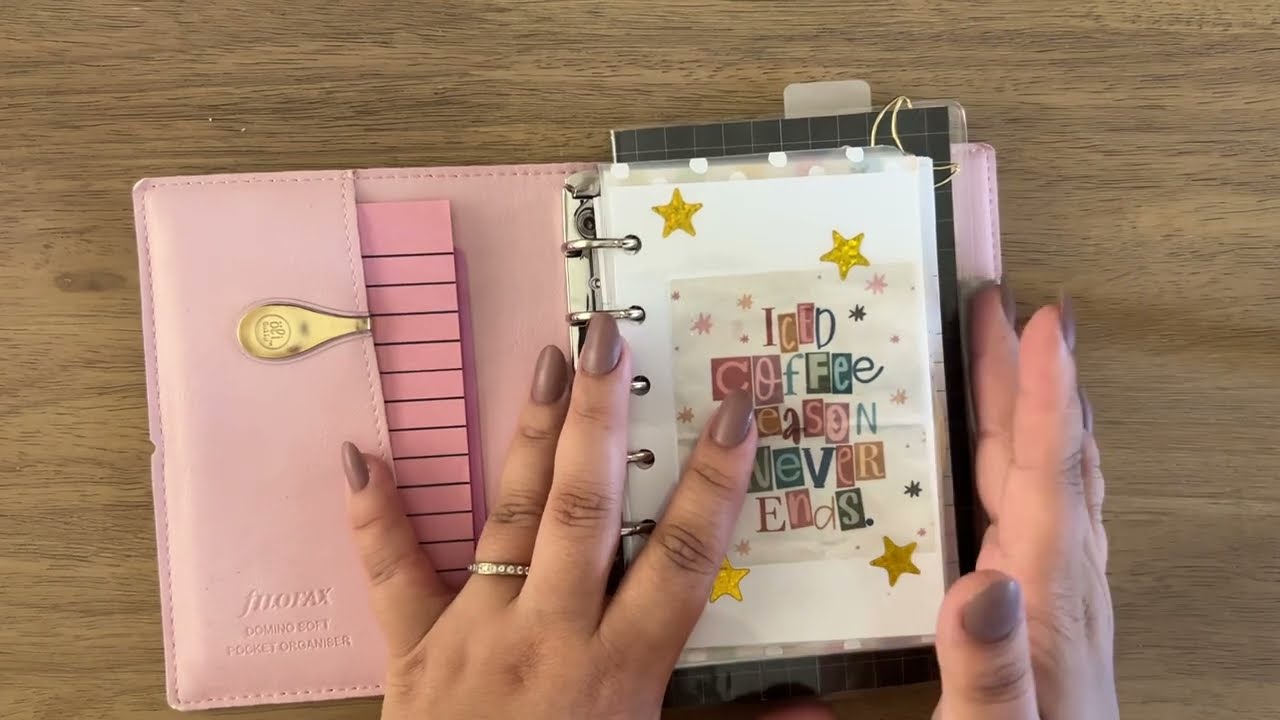 Pocket Filofax / planner chat 💕