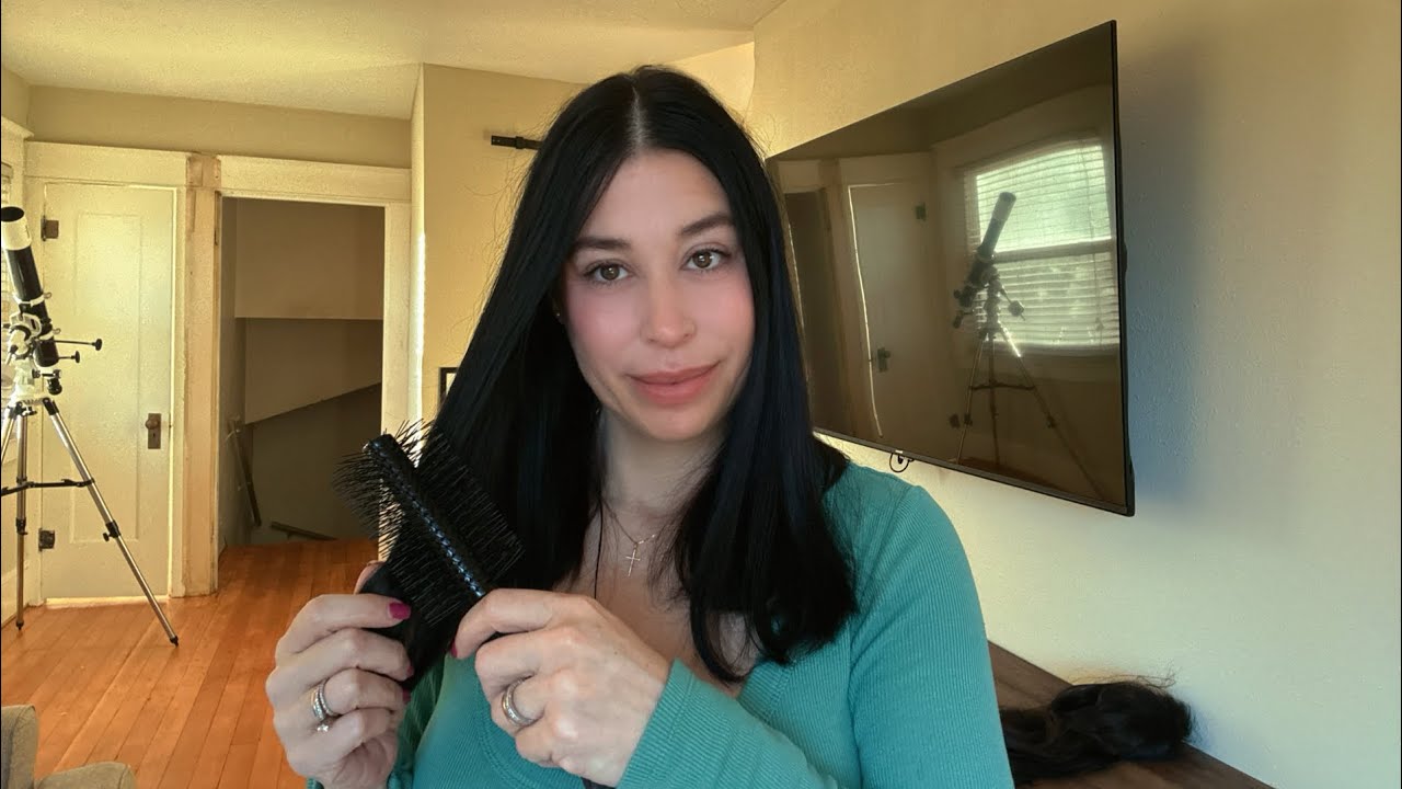ASMR Hair care with scalp massage. 💆🏻‍♀️ 