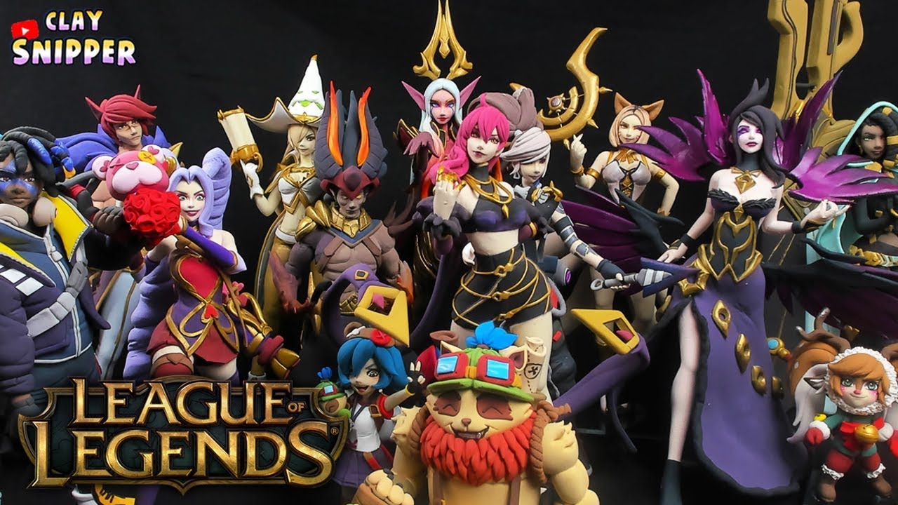 League of Legends  Clay art  Collection !! Let's review ! :D