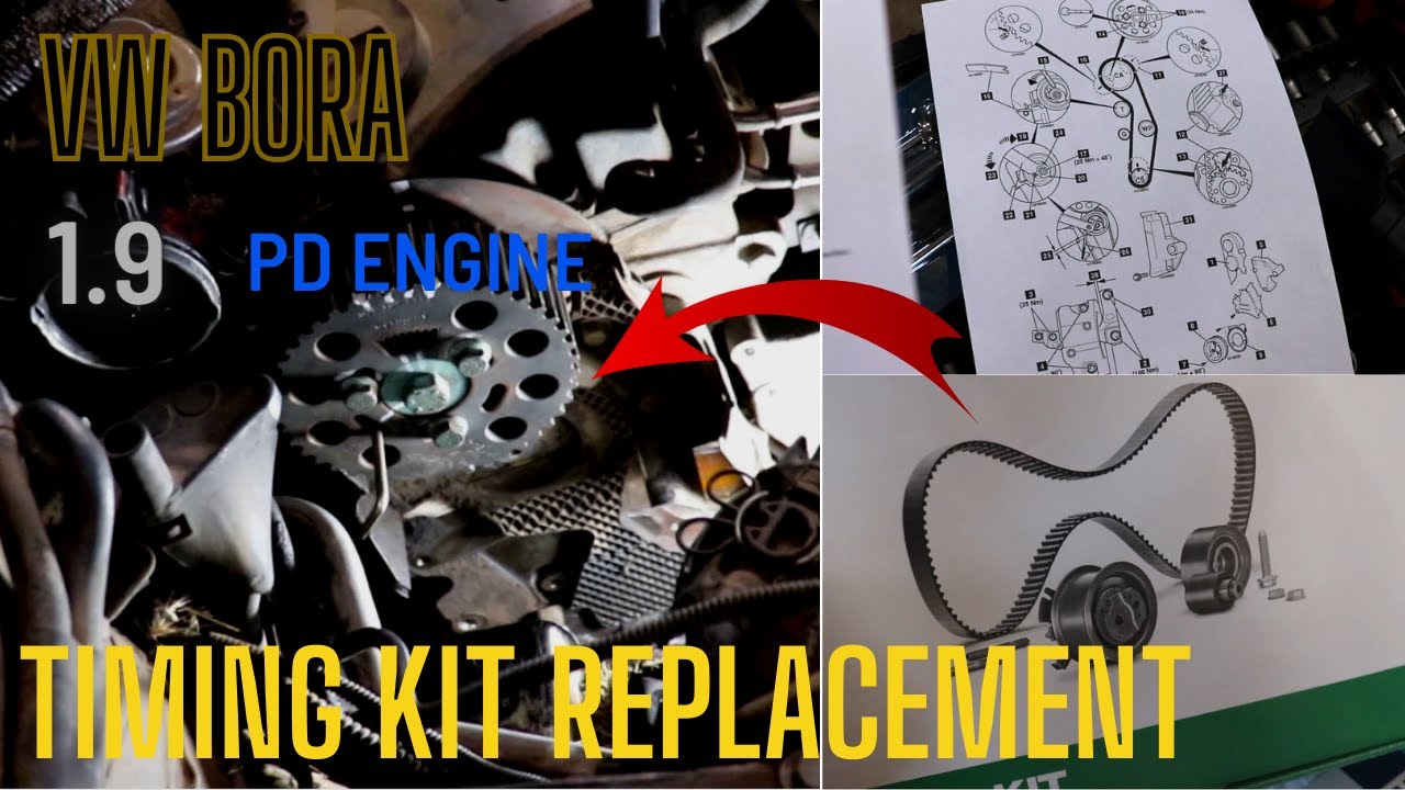VW BORA 1.9 PD Engine Timing Kit Replacement