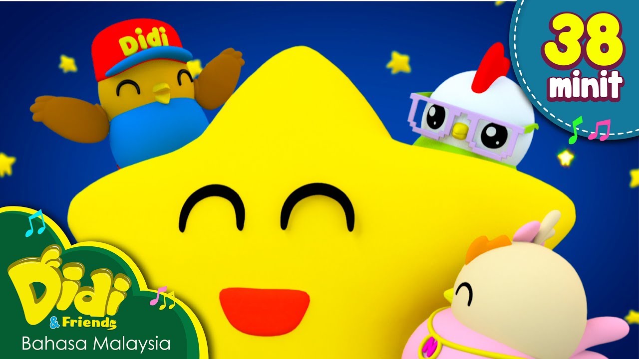 Didi & Friends | Kompilasi Lagu Kanak-Kanak | Bintang-Bintang & Lain-lain | 38 Minit