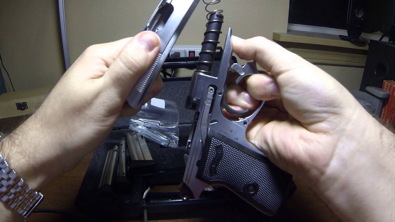 Walther Arms PPK/S .22lr Pistol in Nickel Tabletop Review and Disassembly