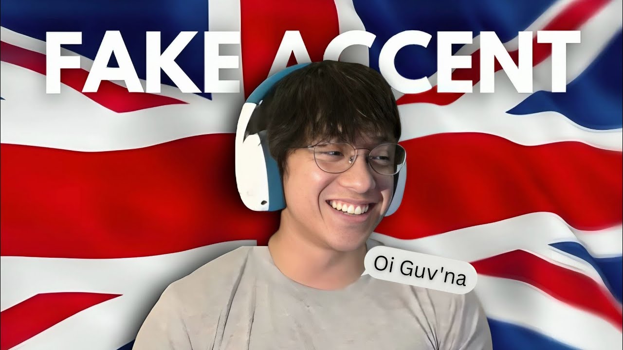 I terrorized people with my English accent