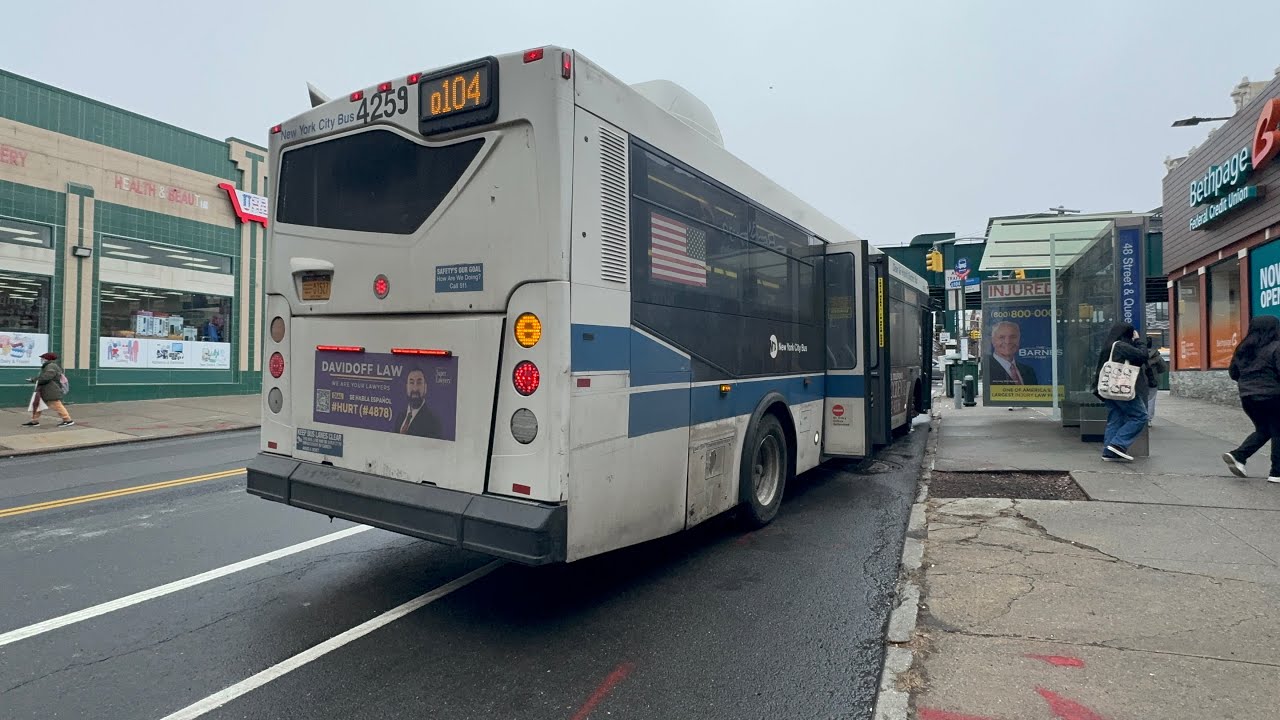 MTA Bus action on the Q32, Q60, Q104, and B24