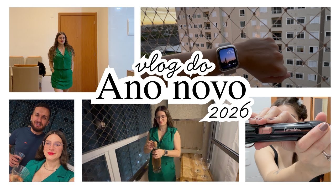 VLOG DO NOSSO ANO NOVO! 2026 SERÁ UM ANO INCRÍVEL, primeiro vídeo do ano.