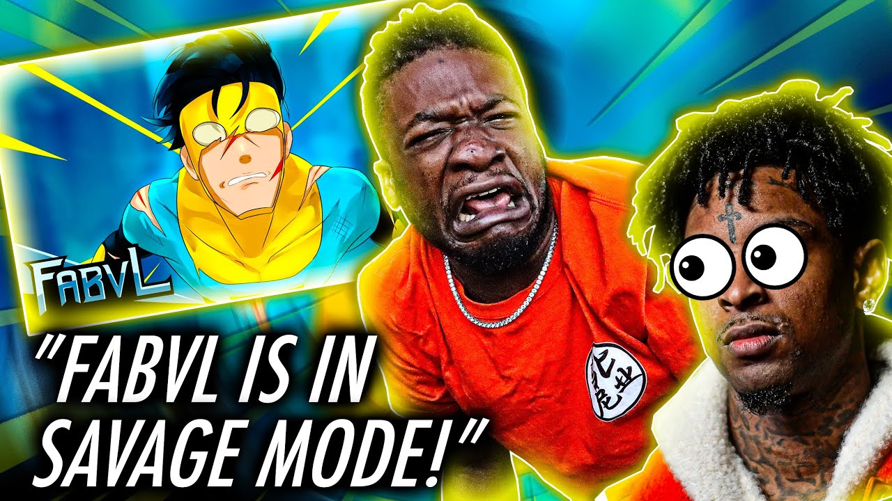 FABVL IN SAVAGE MODE! | INVINCIBLE RAP - “Invincible” | FabvL [Invincible] REACTION