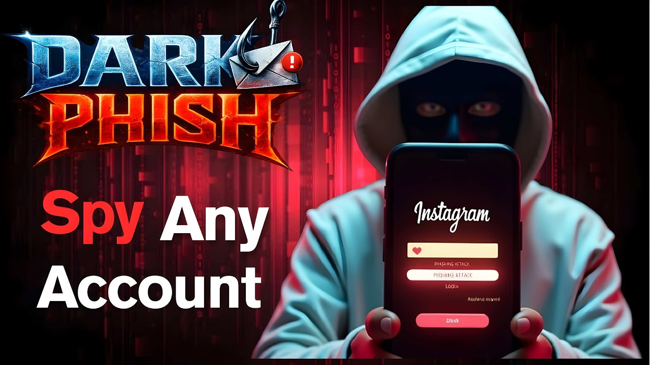 How to spy any acount using dark phish (educational purposes only)