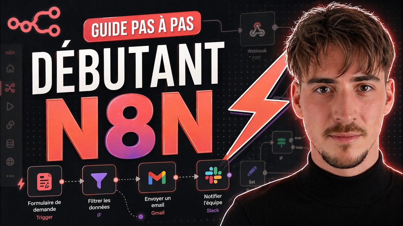 n8n pour les Nuls : Crée ton 1er Workflow (Guide Débutant)