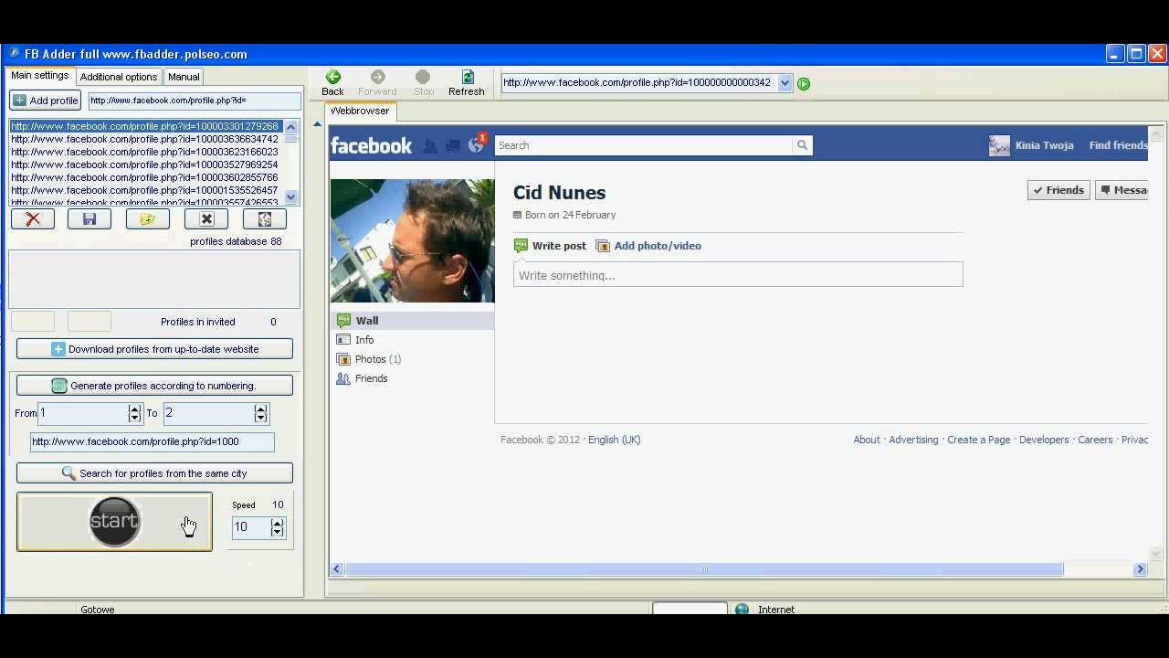 FB Adder - Facebook Adder - Facebook bot