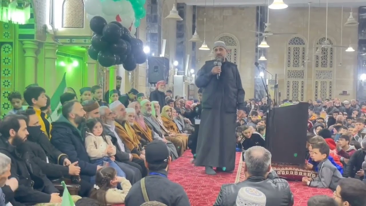 جانب من تكريم العلماء المجاهدين (جامع صلاح الدين)