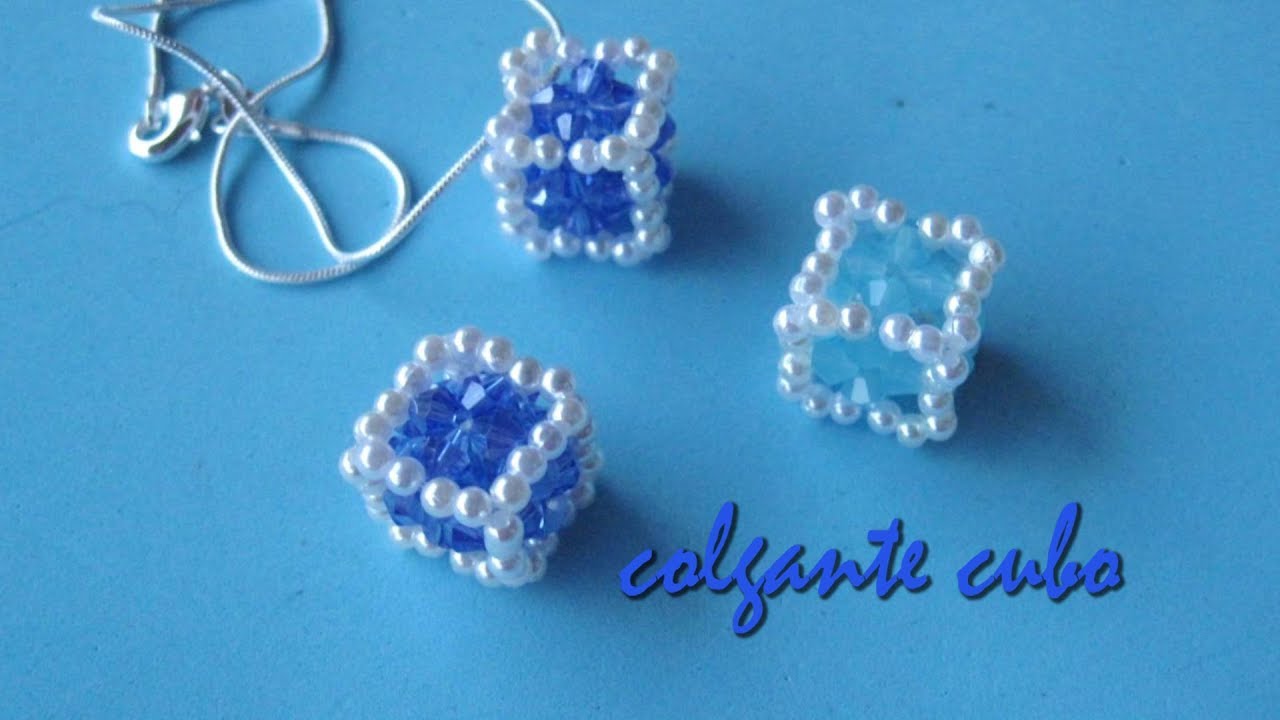 DIY - Colgante cubo   - Cube pendant