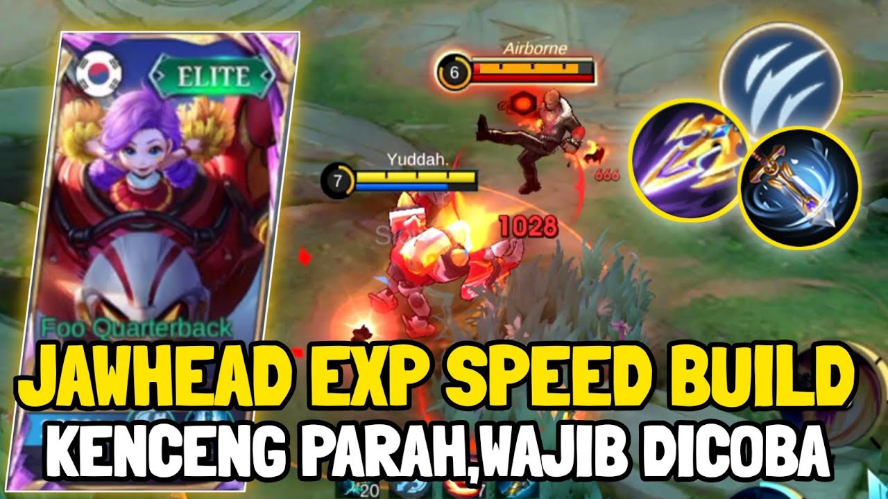 New Meta🔥Jawhead Attack Speed Gila Boy - Top Global Jawhead Gameplay - Mobile Legends