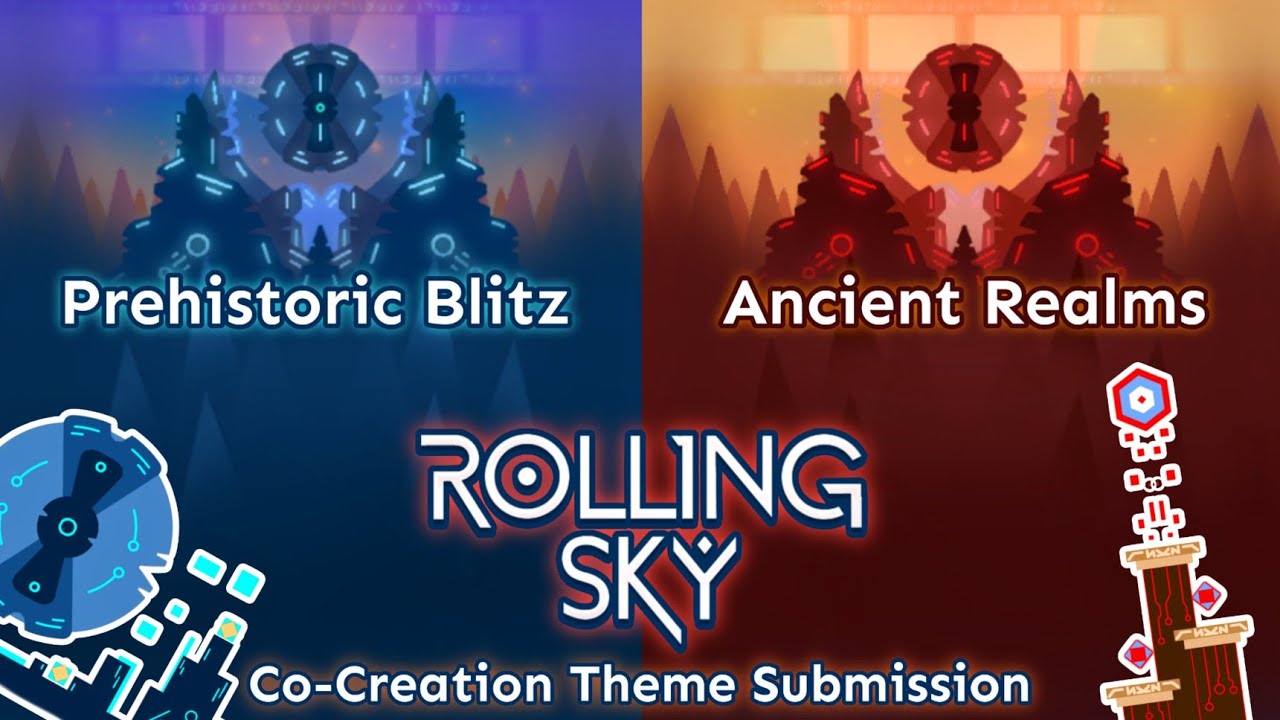 Rolling Sky - Co-Creation Theme Submission (Prehistoric Blitz/Ancient Realms) by [D.R.U.J]