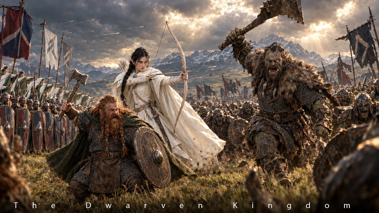 The Dwarven Kingdom | Full Movie | Dwarf And Alf Vs Orcs Battle Of Lands