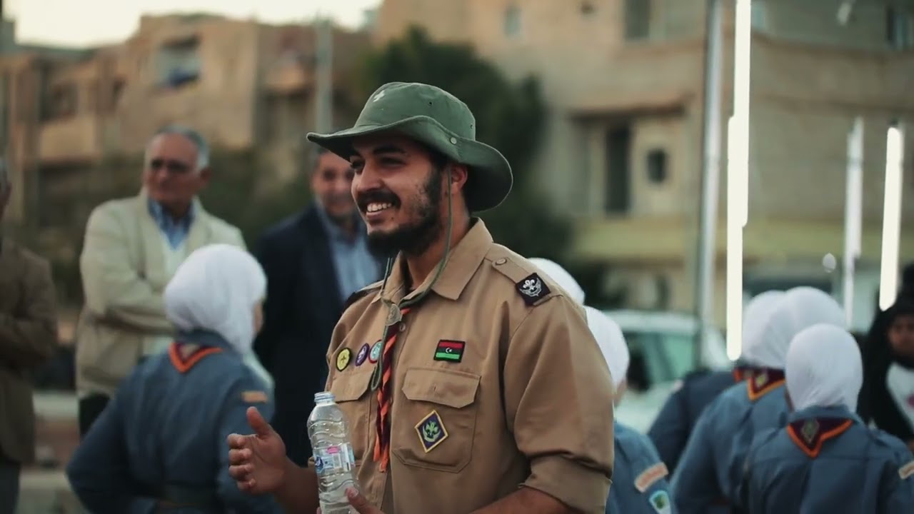 المسيرة الراجلة | لمفوضية بنغازي بمناسبة الذكرى 72 لتأسيس الحركة الكشفية في ليبيا 