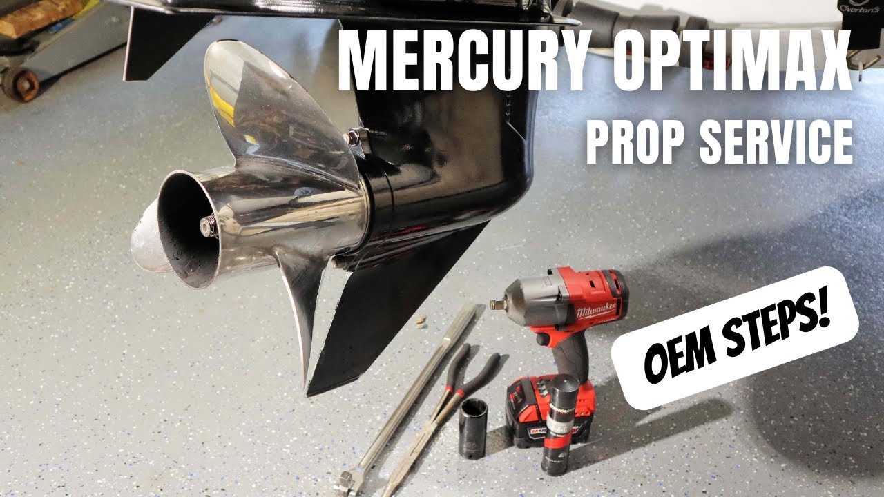 Как снять гребной винт подвесного мотора Mercury | Техническое обслуживание 2-тактного двигателя ...