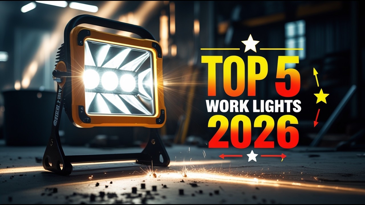 Best Work Lights Compared LED Lamps vs Halogen Lights for Jobsites. | Top 5 Best Work Lights .
