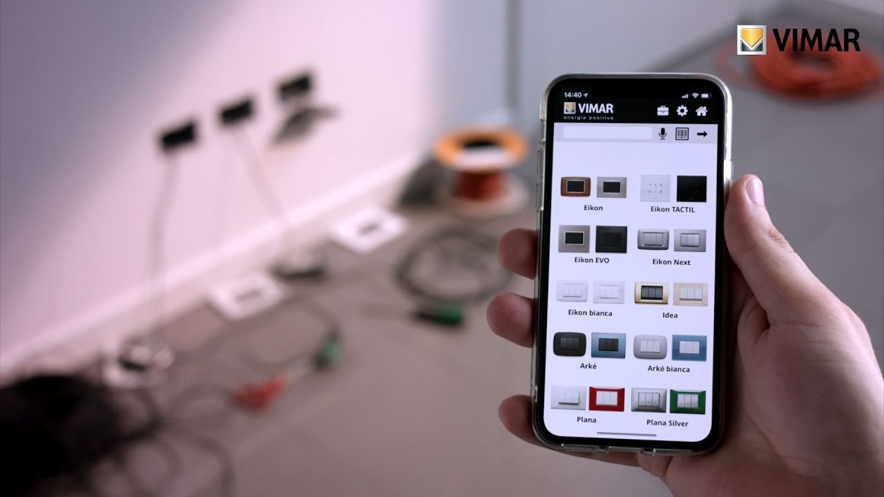 Video tutorial dell'app Prodotti Vimar per il professionista