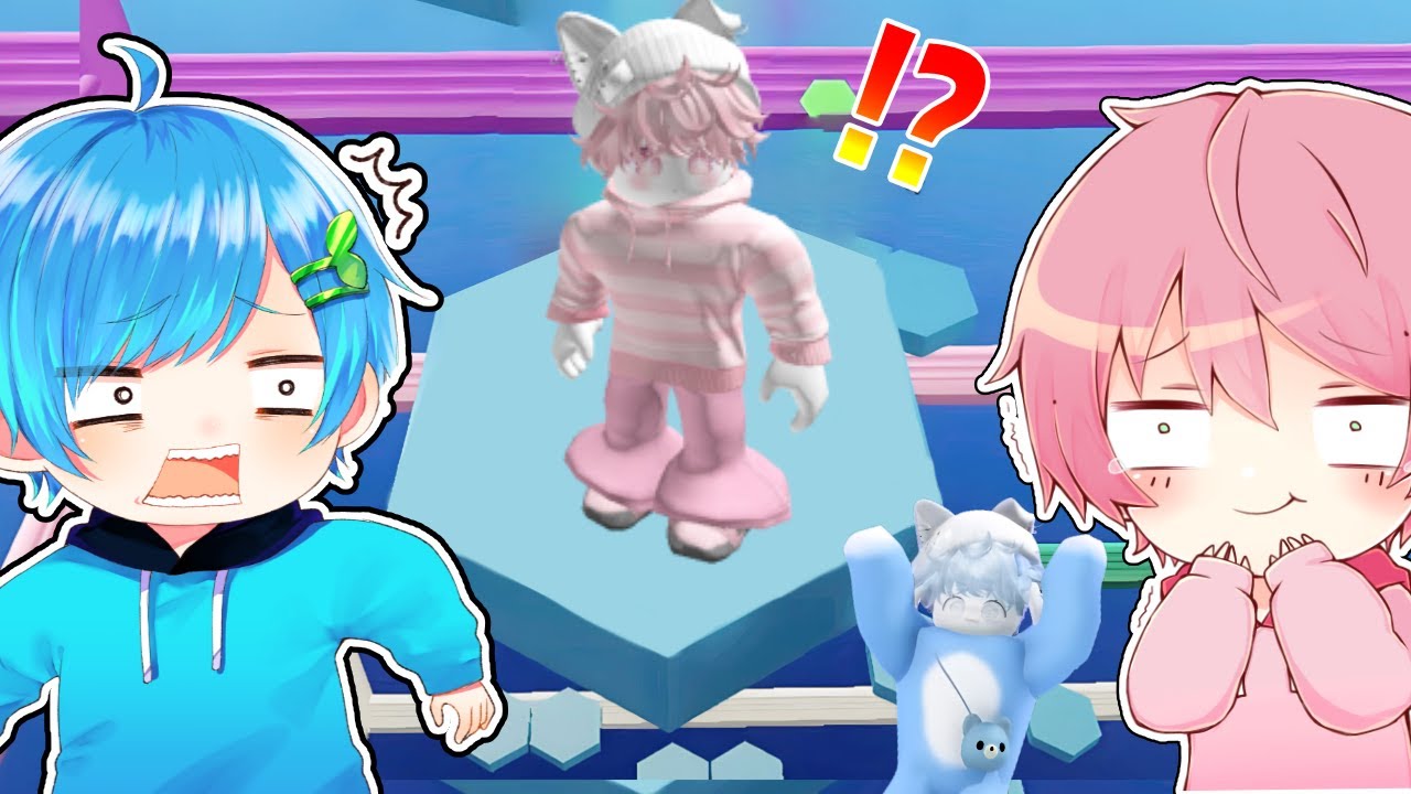 色のブロックが落ちる世界がやばい！😱【 ROBLOX / ロブロックス 】【まひてる】【まひとくん】【てるとくん】