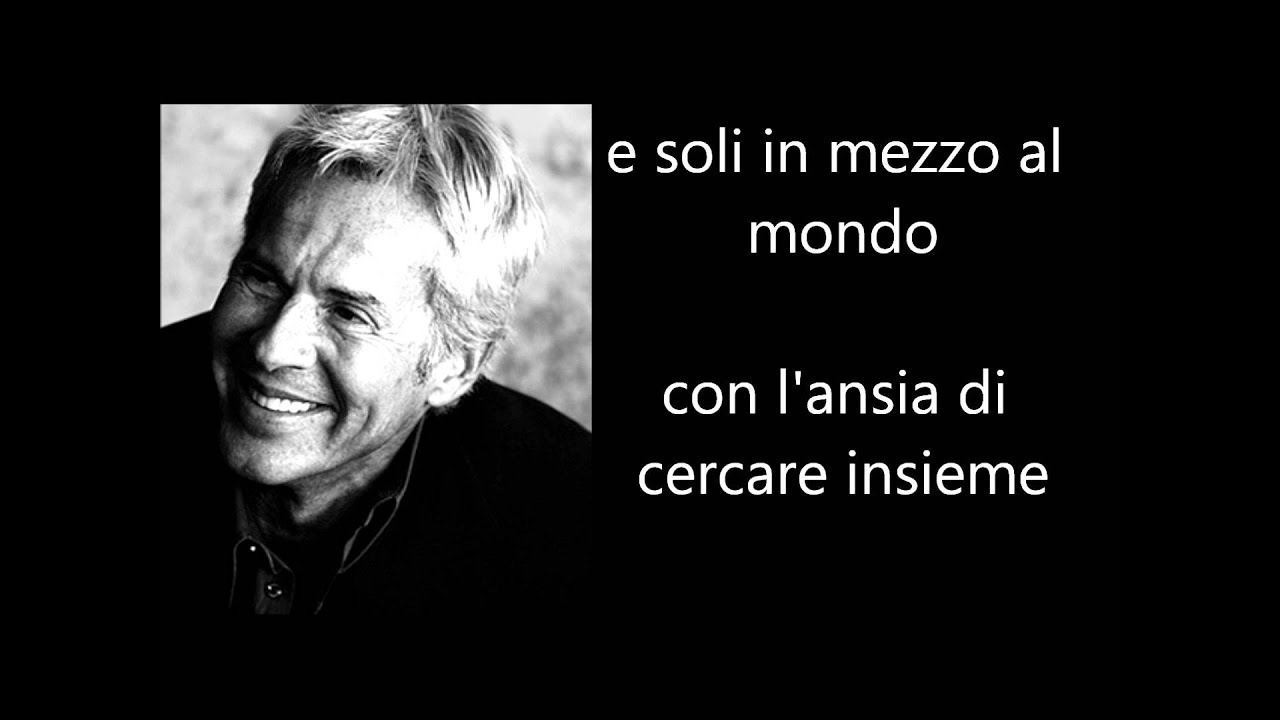 Claudio Baglioni - La Vita E' Adesso Testo Lyrics