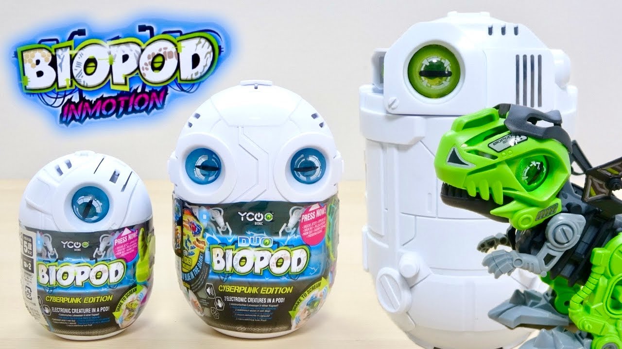 卵から恐竜・生き物が誕生! バイオポッドシリーズ 3種類 巨大な恐竜が動き出す!