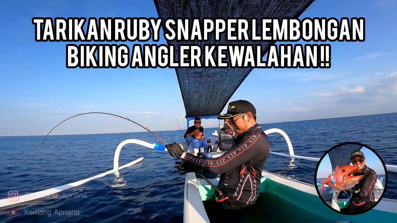 TARIKAN RUBY SNAPPER BIKIN GILAK || ROD HEARTY RISE SJ IIIS TOKAYO + REEL WIKI VIP 3000