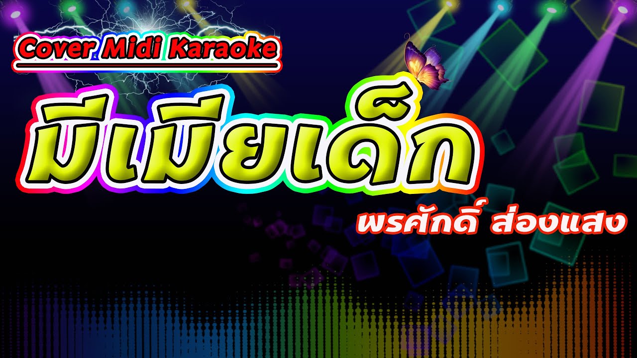 มีเมียเด็ก พรศักดิ์ ส่องแสง【Cover Midi Karaoke】