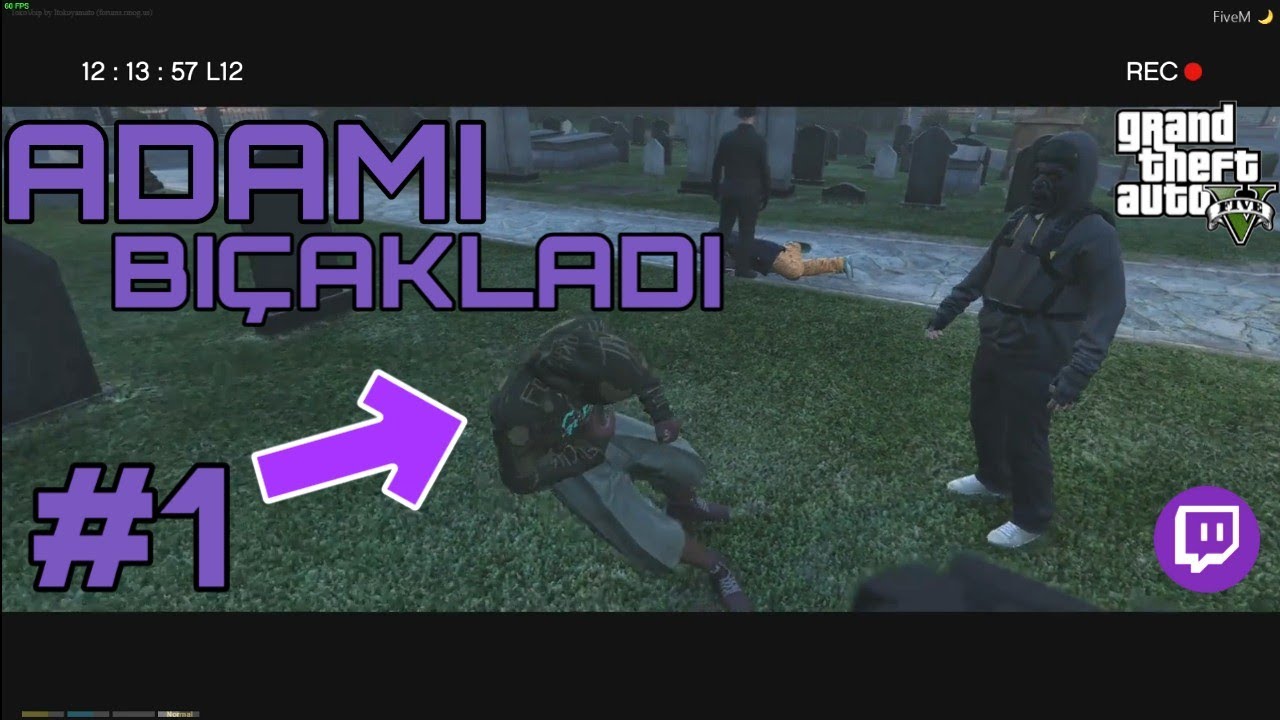 ADAMI BIÇAKLADI - GTA 5 voRp Komik Anlar #1