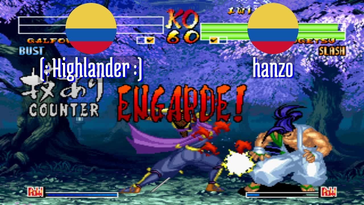 FT5 @samsho4: (: Highlander :) (CO) vs hanzo (CO) [Samurai Shodown IV Fightcade] Feb 6