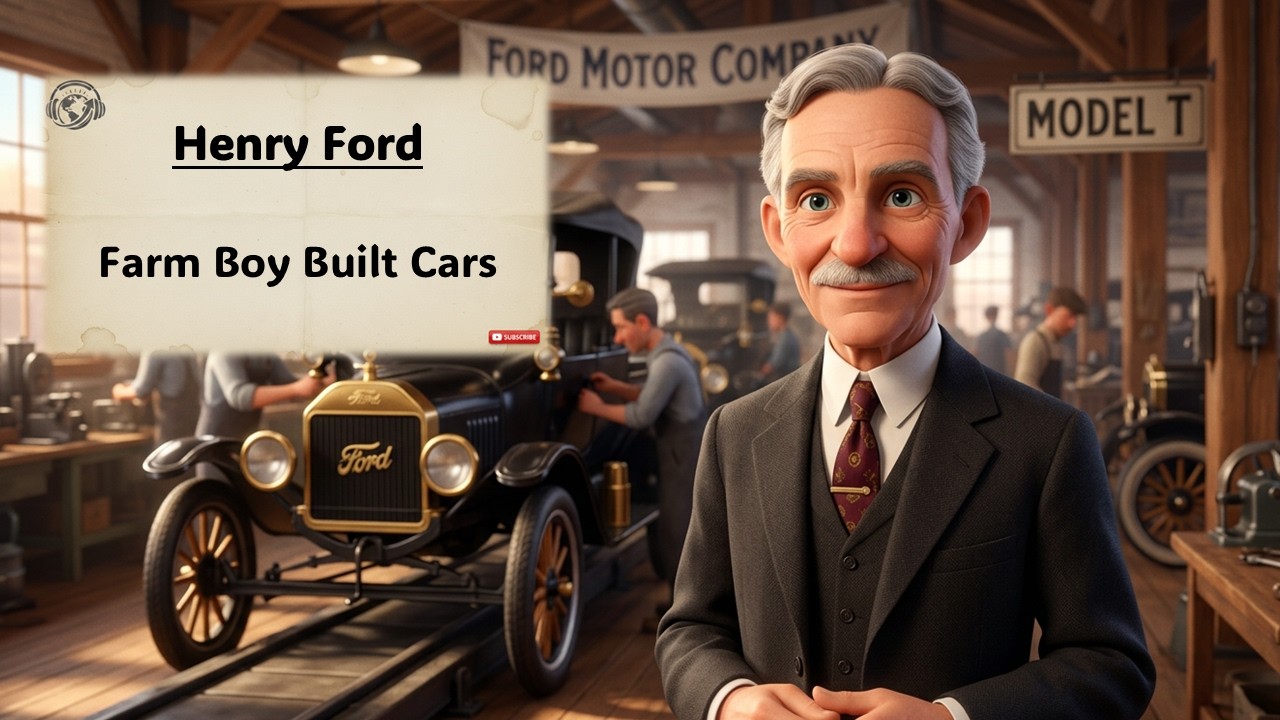 Henry Ford – From Farm Boy to Auto Pioneer | English Listening Practice | Graded Reader