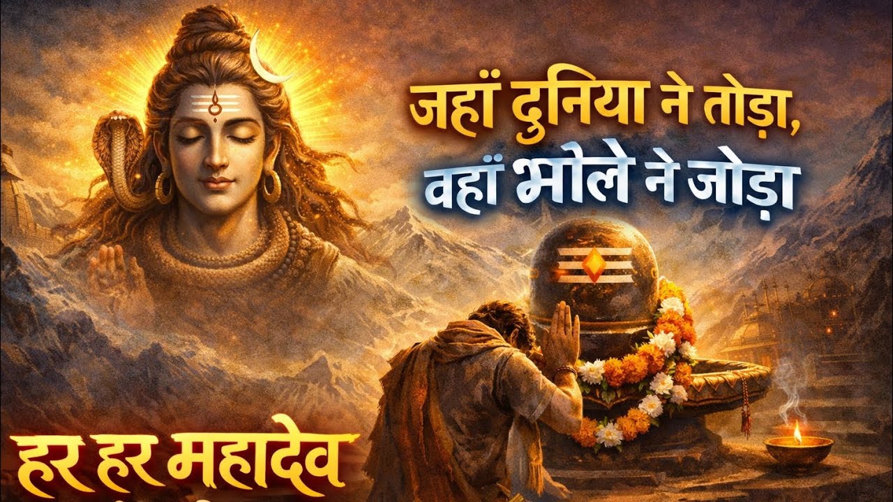 जब दुनिया छोड़ दे, भोले थाम लेते हैं | Mahadev Heart Touching Bhajan