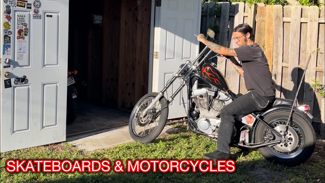 Vlog #11 - Skateboarding, Motorcycles, FL style. 