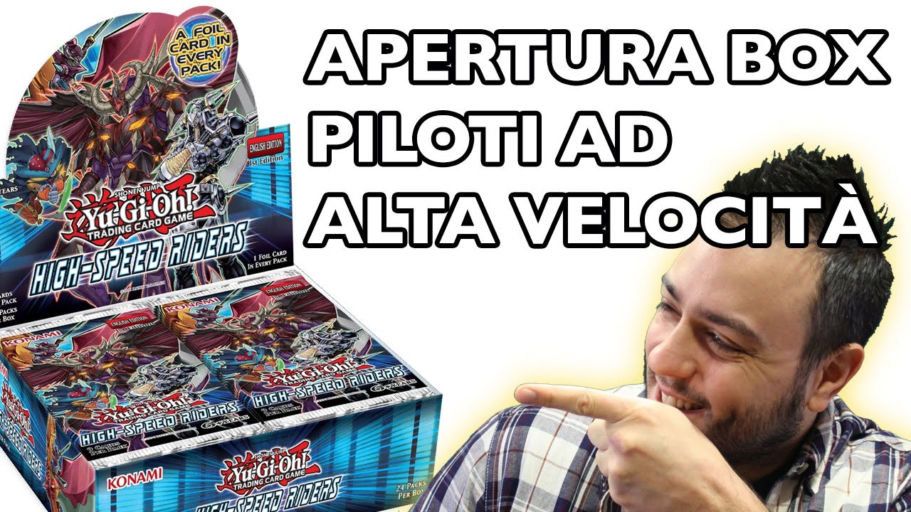 ► Yu Gi Oh! Apertura PAZZESCA box Piloti Ad Alta Velocità (24 bustine) BOX BELLISSIMO