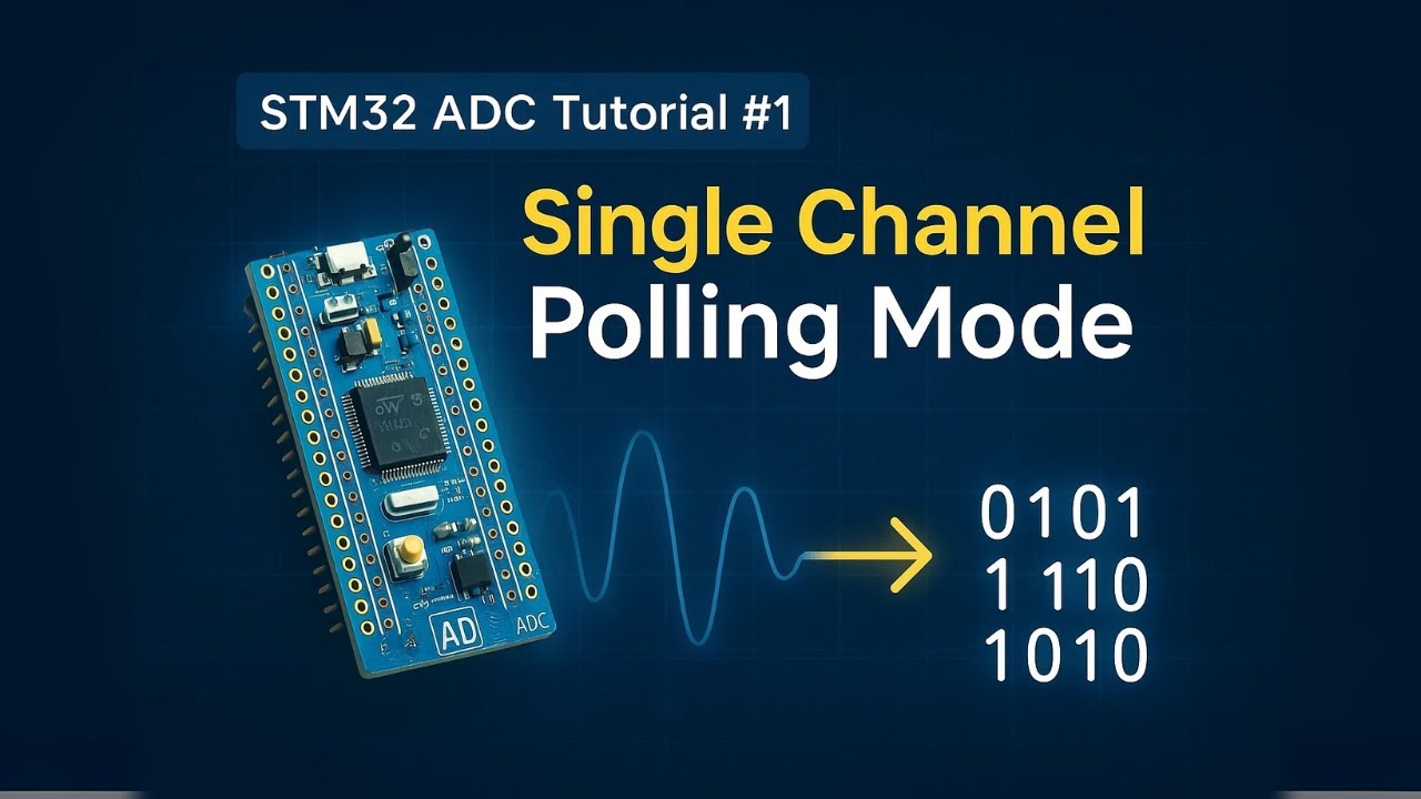 Учебное пособие по АЦП STM32 (Часть 1): Объяснение режима опроса одного канала.