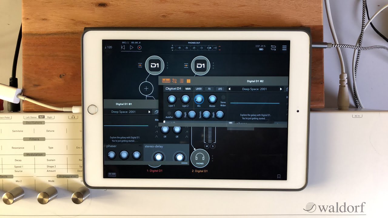 AudioKit Digital D1 AUv3 - Live Demo for the iPad