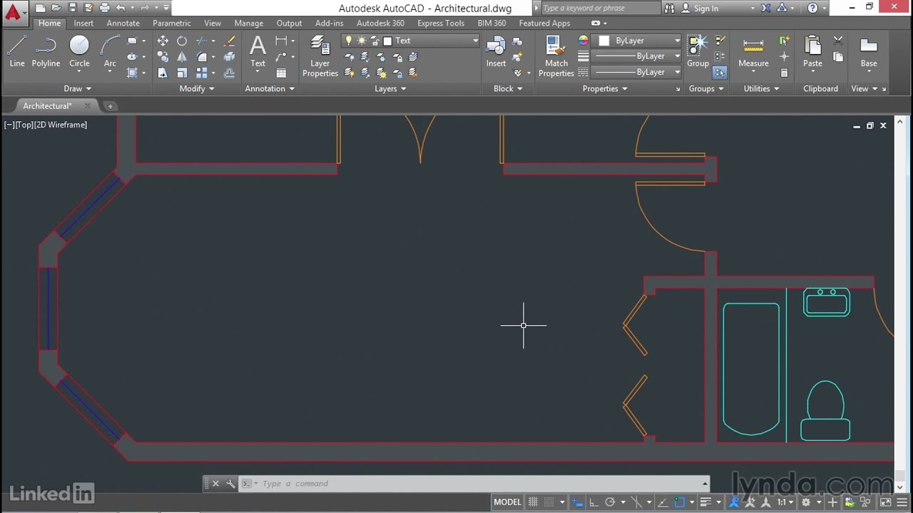Учебное пособие по AutoCAD &mdash; Измерение расстояний и площадей
