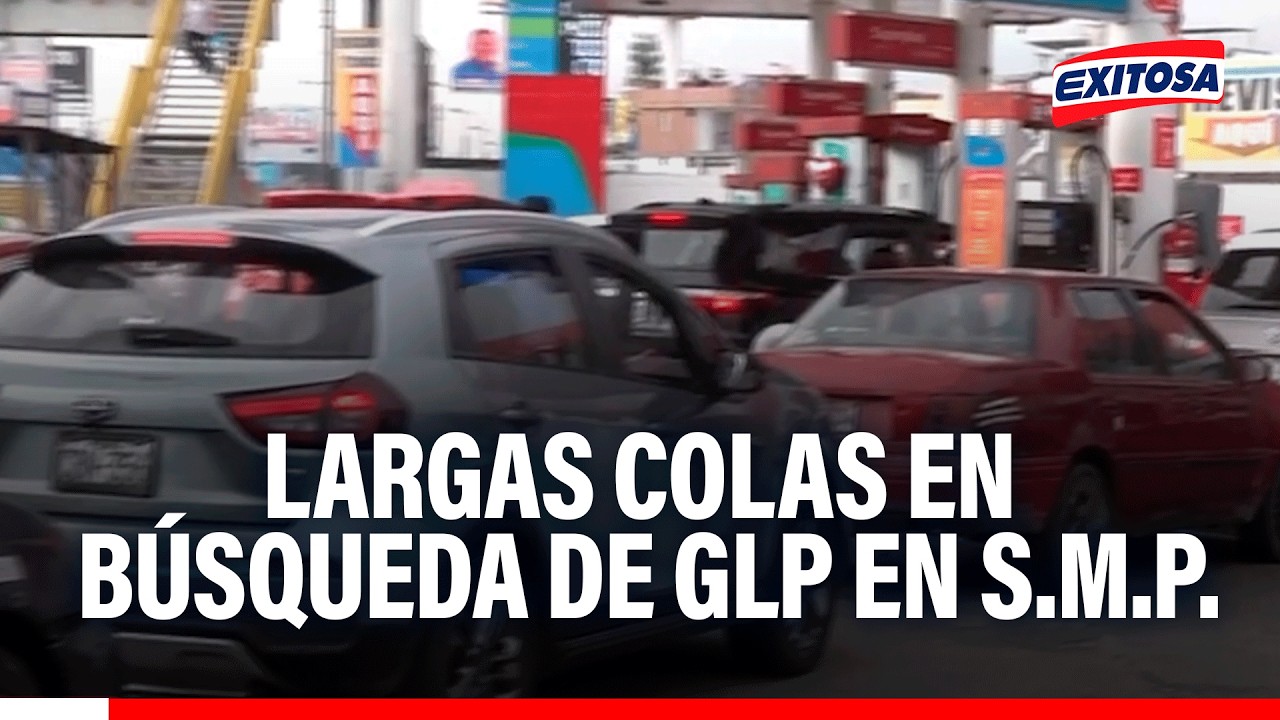 🔴🔵 Taxistas se trasladan hasta San Martín de Porres en búsqueda de combustible económico