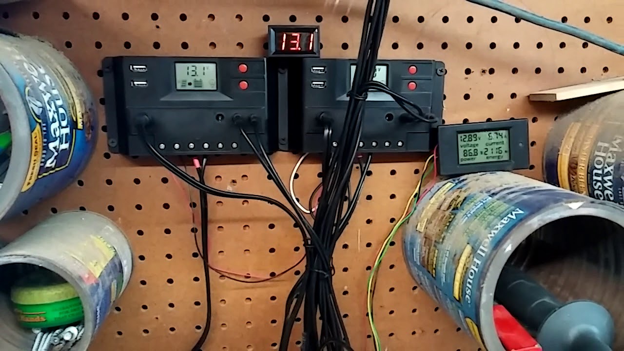 Running a fridge for 4 days on Harbor Freight solar