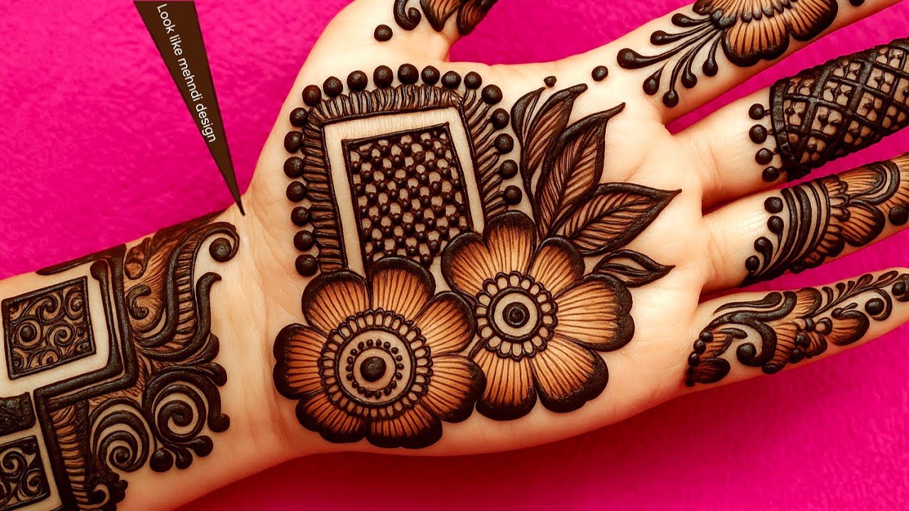 Simple stylish Fronthand mehndi design | Easy mehndi design | mehndi designs | mehndi