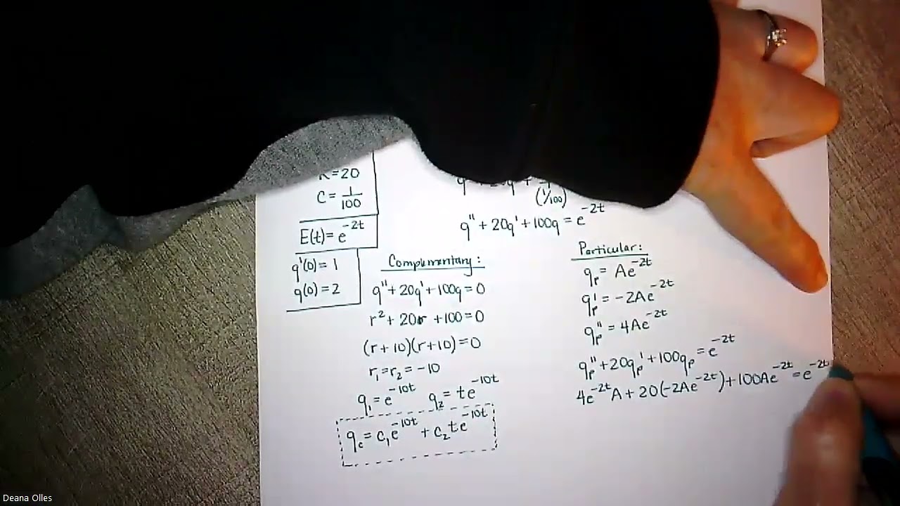 Kirchhoff's Law (Second Order)