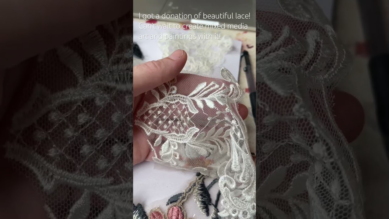 Lace Donations for Art Supplies