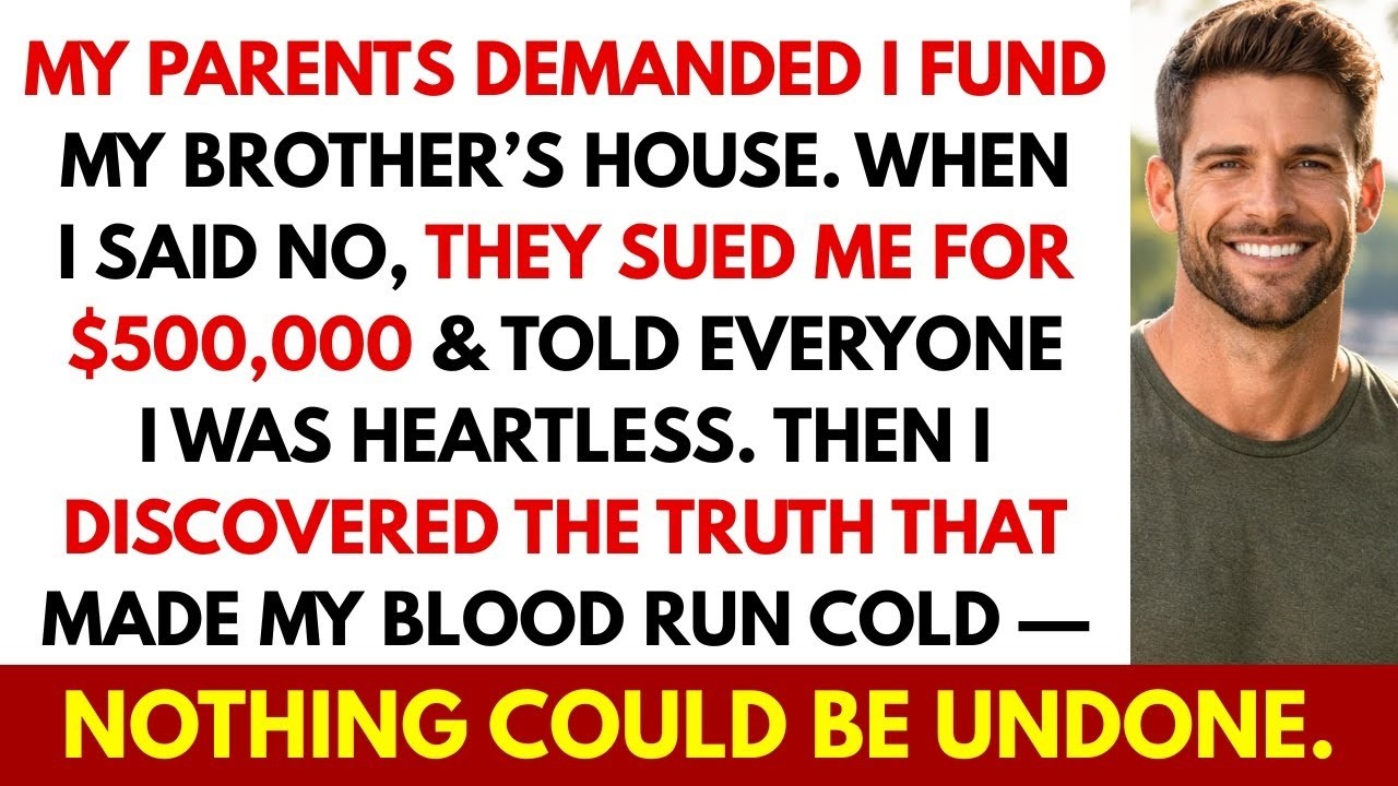 My Parents Demanded I Fund My Brother’s House — When I Refused, They Sued Me for $500K. Then I...
