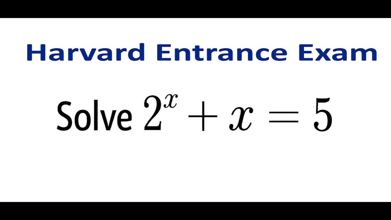 Think You’re Smart? Solve This Harvard Entrance Exam Challenge!
