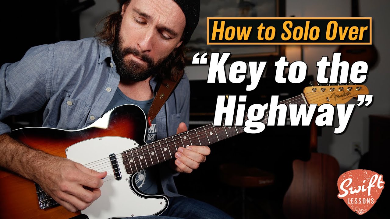 Как сыграть соло на гитаре «Key to the Highway» — выучите полноценное блюзовое соло!