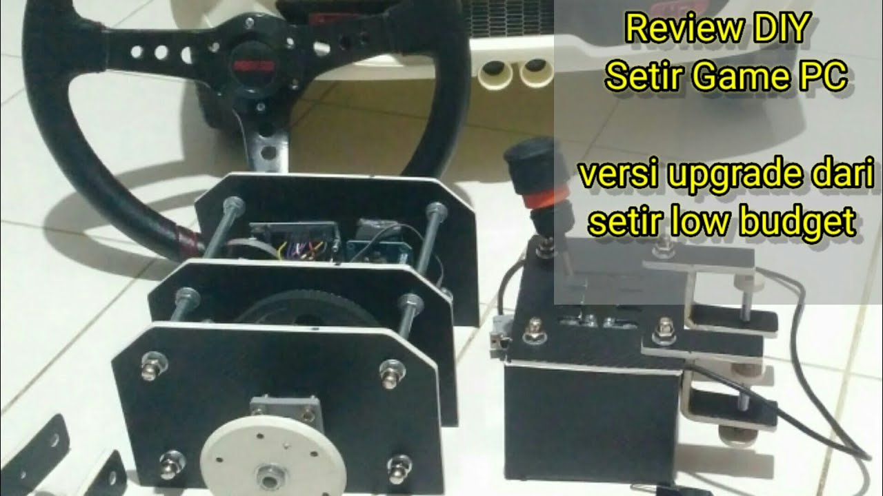 Review upgrade DIY Steeringwheel  // upgrade Steeringwheel dari versi setir low budget